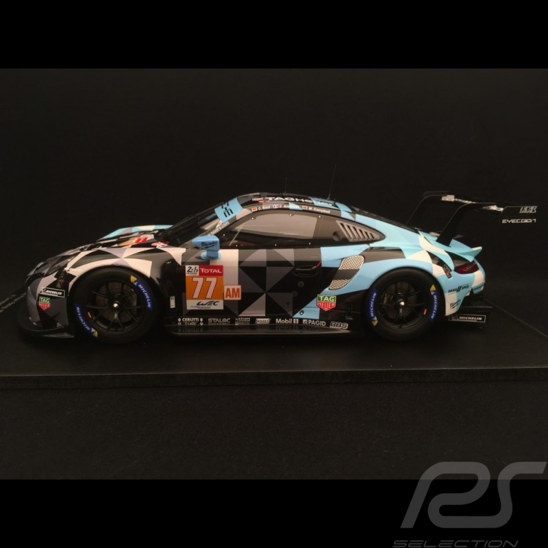 Porsche 911 RSR typ 991 Sieger 24h du Mans 2018 n° 77 Dempsey-Proton 1/18 Spark 18S397
