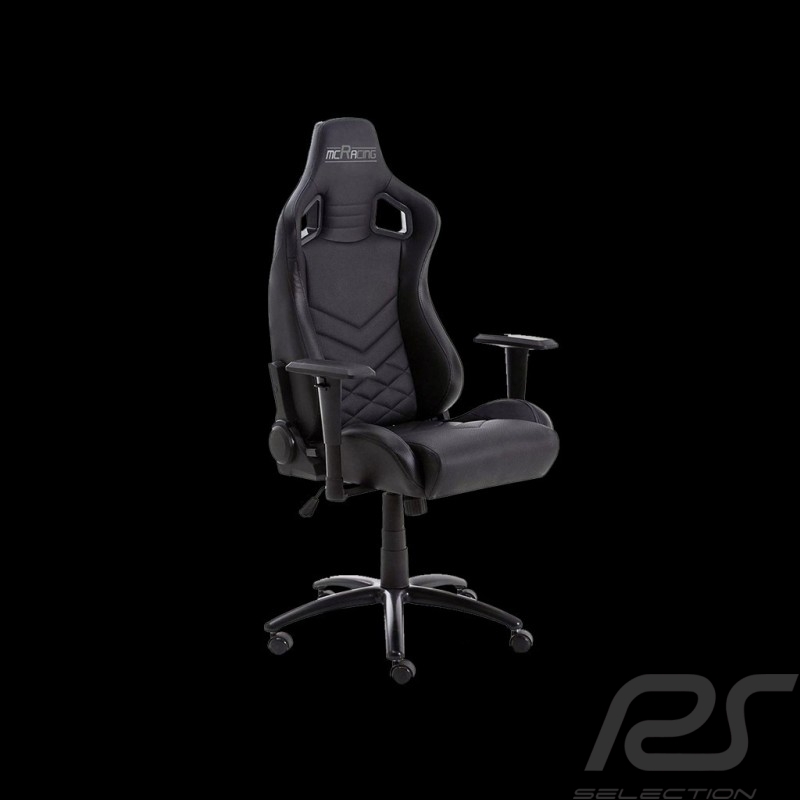 Siège de bureau ergonomique Racing Nova Simili cuir noir  office armchair Ergonomischer Bürostuhl Fauteuil confortable