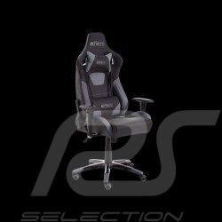 Siège de bureau ergonomique Racing Nova Simili cuir gris / noir office armchair Bürostuhl 