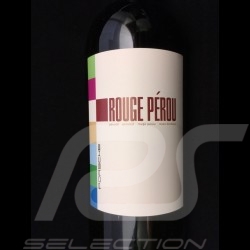 Bouteille de vin 50 ans Porsche 911 bordeaux Rouge Pérou 2011 bottle wine flasche wein