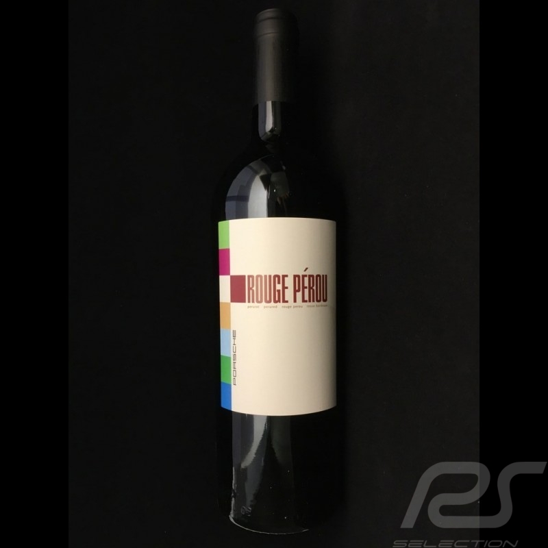 Bouteille de vin 50 ans Porsche 911 bordeaux Rouge Pérou 2011 bottle wine flasche wein