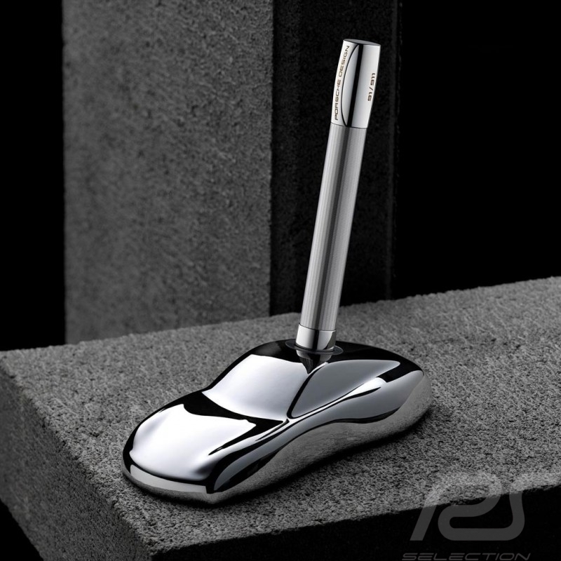 Porsche Design Shake Pen Chrom 2019 Kugelschreiber 911 Skulptur als Halter