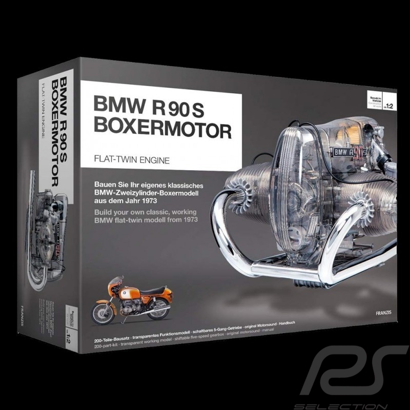 BMW R 90 S 1973 flat-twin 2-zylinder Boxer Motor 1/2 Bausatz BMW R 90 S 1973 flat-twin 2-zylinder Boxer Motor 1/2 Bausatz