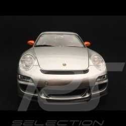 Porsche 911 GT3 RS 997 phase II graü / orange streifen 2007 1/18 Welly 18015