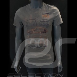 T-shirt Porsche 911 GT3 RS gris Porsche Design WAP811 - homme