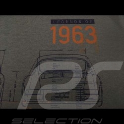 Porsche T-shirt 901 Classic Legends of 1963 grey Porsche WAP931K0SR  - unisex