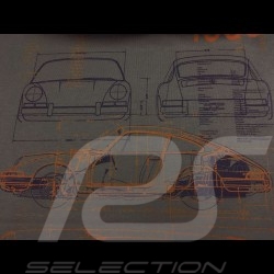 T-shirt Porsche 911 GT3 RS gris Porsche Design WAP811 - homme