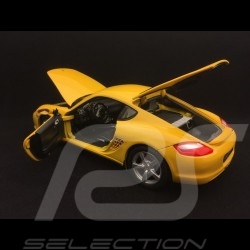 Porsche Cayman S 987 jaune vitesse speed yellow speedgelb 2005 1/18 Welly 18008