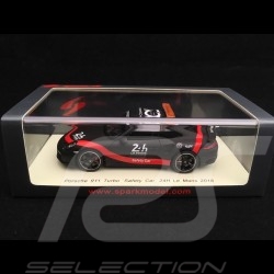 Porsche 911 type 991 Turbo 24h Le Mans 2018 Safety Car 1/43 Spark S7046 70 years