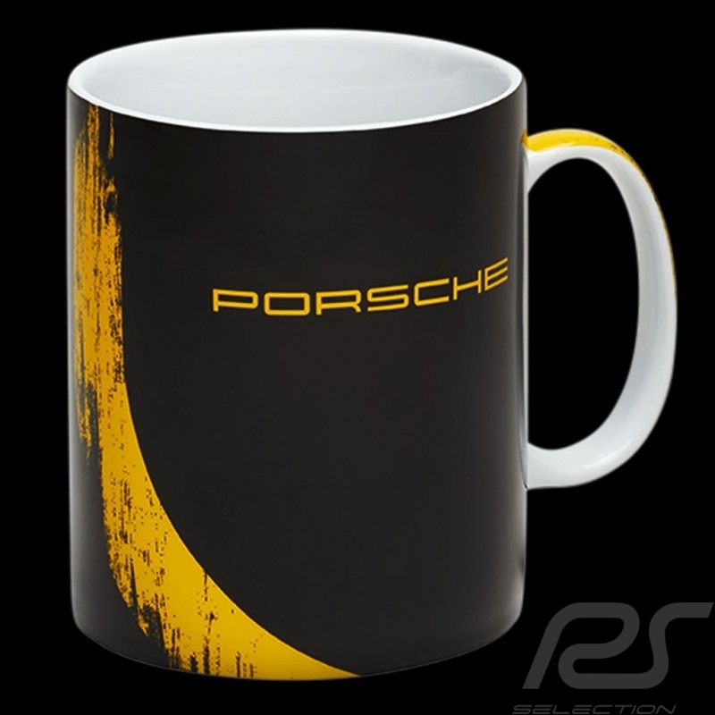 Porsche 718 Cayman GT4 Clubsport Tasse Schwarz / Gelb Limited Edition 2019 WAP0503400LCLS