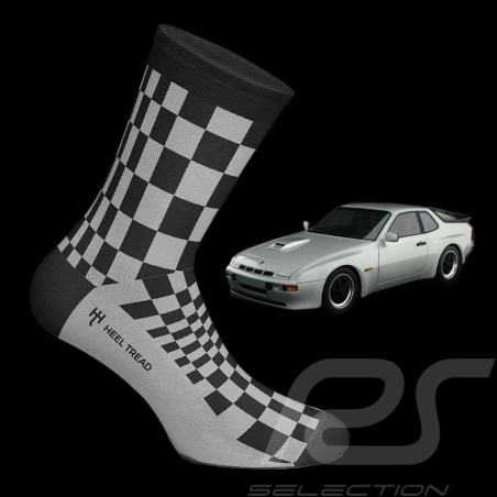 924 Carrera GT Pasha Socken schwarz / grau - Unisex