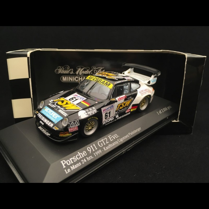 Porsche 911 GT2 Evo 993 n° 61 Freisinger 24h Le Mans 1999 1/43 Minichamps  430996761