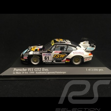 Porsche 911 GT2 Evo 993 n° 61 Freisinger 24h Le Mans 1999 1/43 Minichamps 430996761