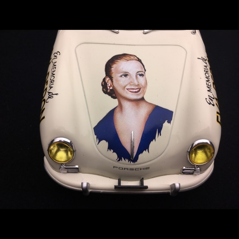 FIGURINE 1/18 JACQUELINE EVANS PANAMERICANA VROOM NOT PEINT FOR 356 SOLIDO