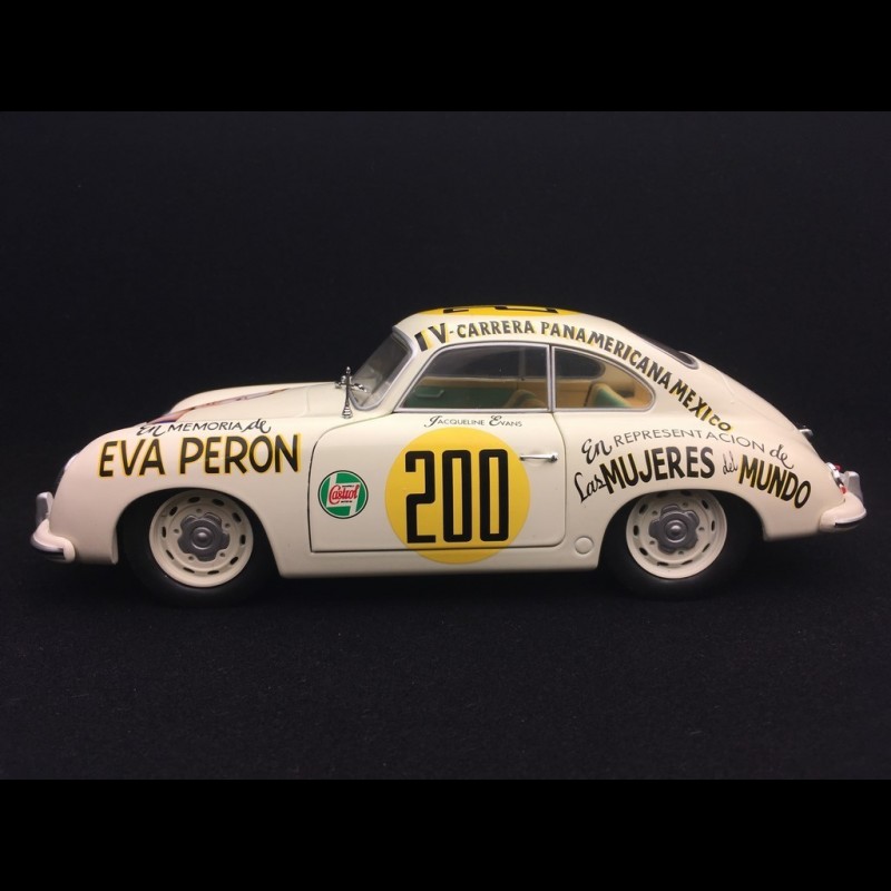 Porsche 356 PRE-A n° 200 Jacqueline Evans Carrera Panamericana Eva