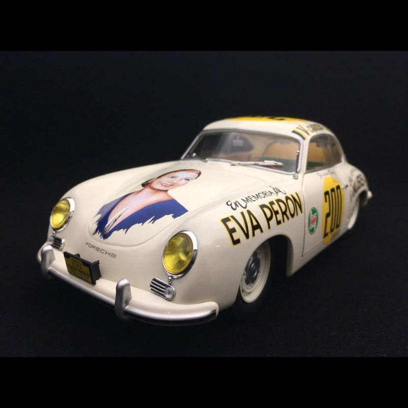 Porsche 356 PRE-A n° 200 Jacqueline Evans Carrera Panamericana Eva