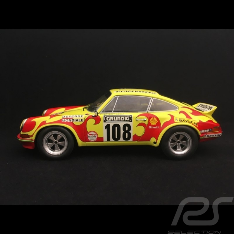 Porsche 911 2.8 Carrera RSR n° 108 defense mondiale Tour Auto 1973 1/18 Solido S1801109