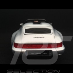 Porsche 911 type 964 Speedster Turbolook 1993 1/18 GT Spirit GT200 Gris polaire polar silver polarsilber 