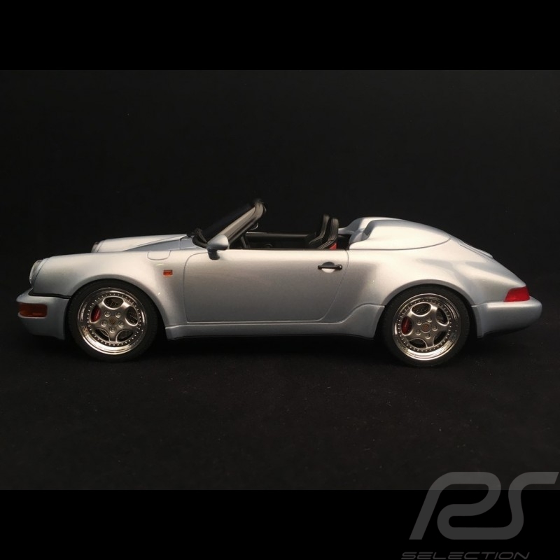 Porsche 911 type 964 Speedster Turbolook 1993 1/18 GT Spirit GT200 Gris polaire polar silver polarsilber 