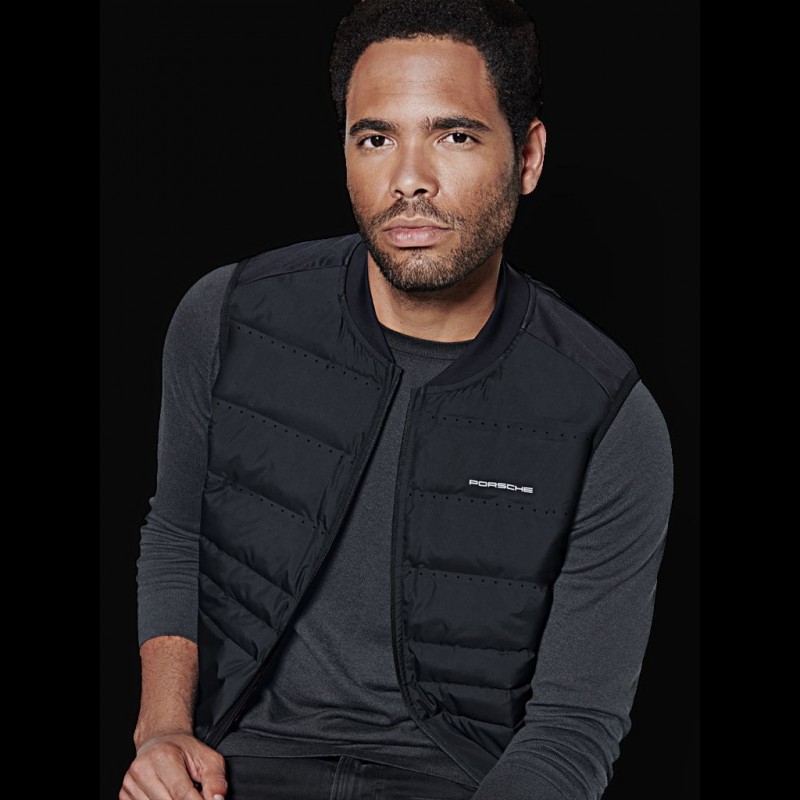 Porsche Jacket 911 Collection sleeveless quilted black WAP941K - men
