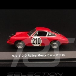Porsche 911 2.0 T n° 210 Elford sieger Rallye Monte Carlo 1968 1/43 Minichamps WAPC20SET01