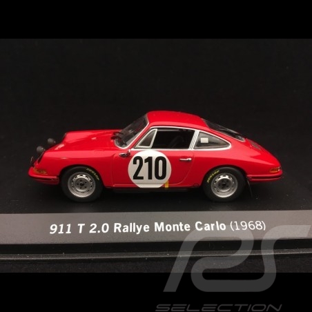 Porsche 911 2.0 T n° 210 Elford vainqueur winner sieger Rallye Monte Carlo 1968 1/43 Minichamps WAPC20SET01