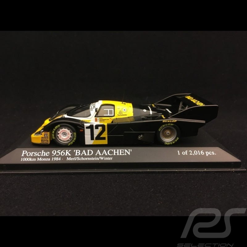 Porsche 956 K n° 12 Bad Aachen 1000 km Monza 1984 1/43 Minichamps 430846612