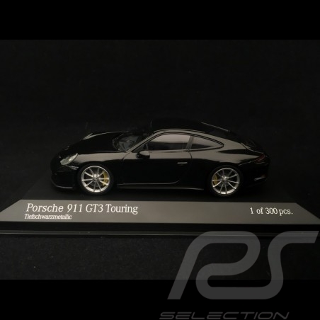 Porsche 911 GT3 Touring 991 ph II noir black schwarz2018 1/43 Minichamps 410067424