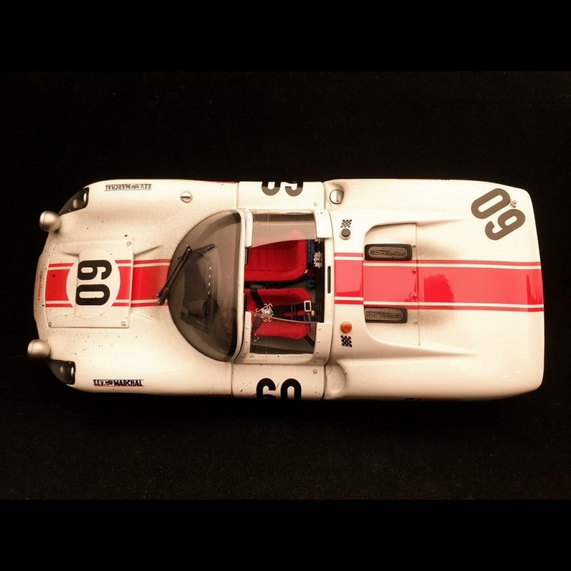 Porsche 910 #60 1969 24H Du Mans – EBBRO 1/43 – Modèle Transformé Rare