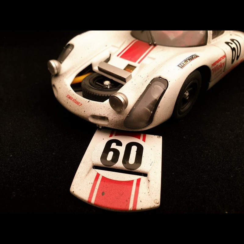 Porsche 910 #60 24H Du Mans 1969 - Miniature EBBRO Transformée 1/43 - Rare