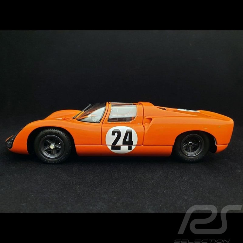 Porsche 910 Hillclimb presentation 1966 orange 1/18 Exoto MTB00063C