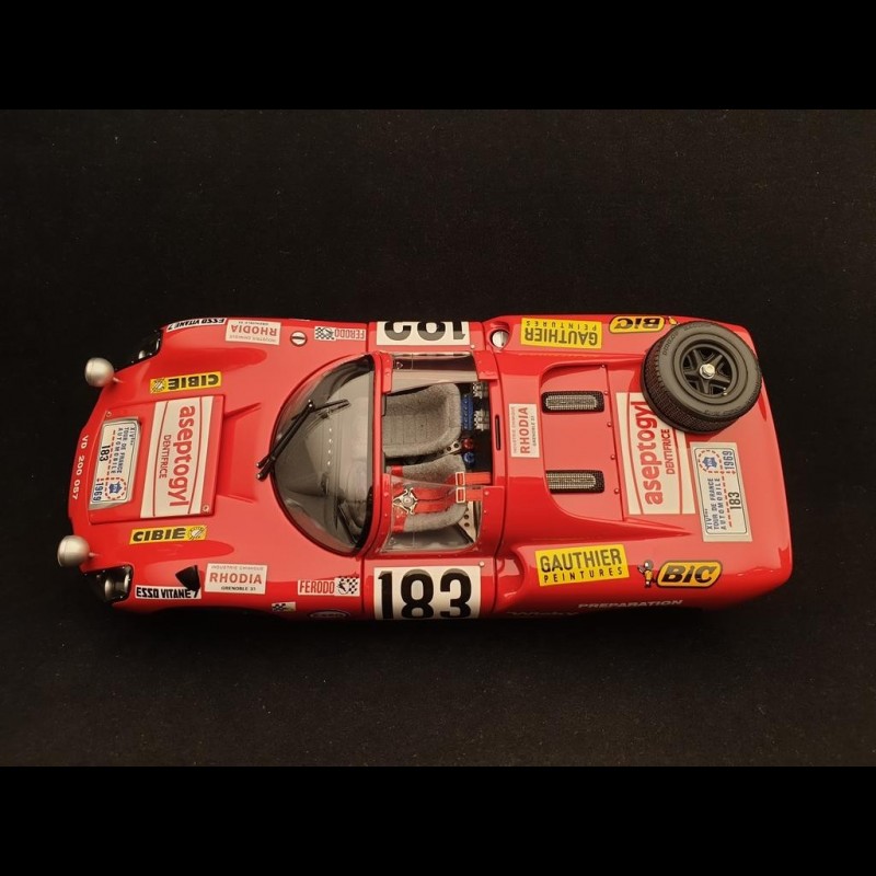 Porsche 910 n° 183 Tour de France 1969 1/18 Exoto MTB00063A