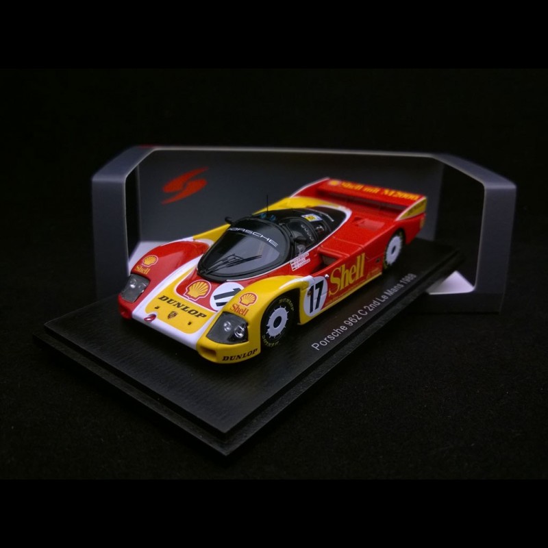 Porsche 962 C n° 17 Shell 2nd Le Mans 1988 1/43 Spark S0901