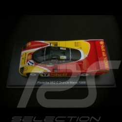 Porsche 962 C n° 17 Shell 2ème Le Mans 1988 1/43 Spark S0901