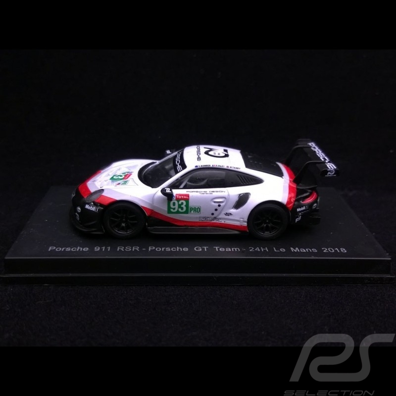 Porsche 911 type 991 RSR n° 93 Porsche GT team 24H Le Mans 2018 1/64 Spark Y123