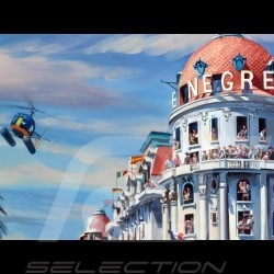 Tour de France Auto 1959 original drawing by Benjamin Freudenthal