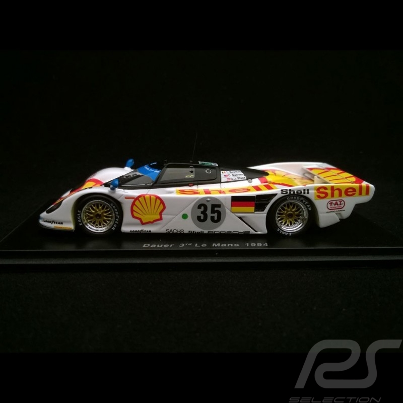 Porsche 962 Dauer n° 35 Shell Platz 3 24H Le Mans 1994 1/43 Spark S1900