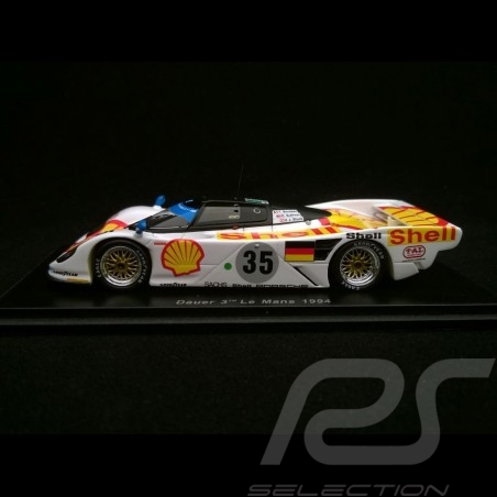 Porsche 962 Dauer n° 35 Shell 3rd 24H Le Mans 1994 1/43 Spark S1900