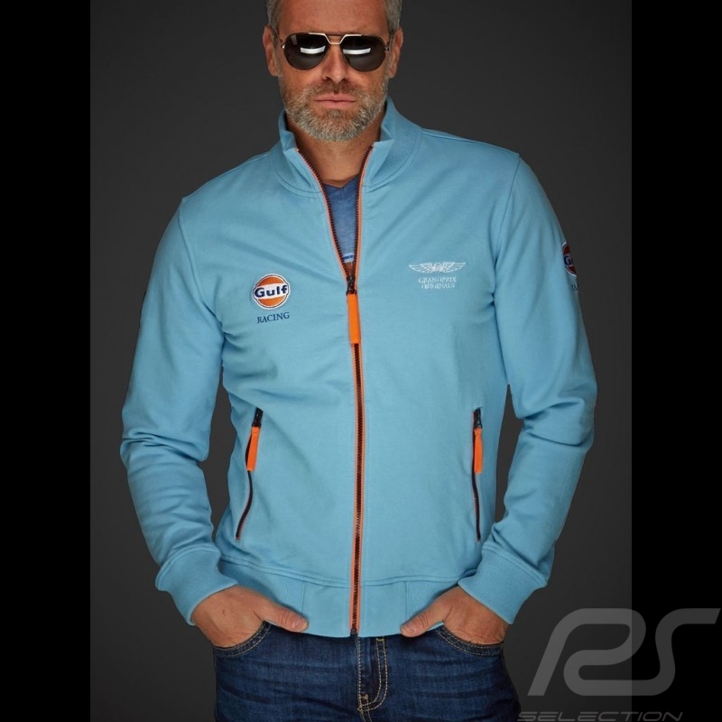 Gulf fleece Jacke Reißverschluss Collectors Edition gulfblau - Herren