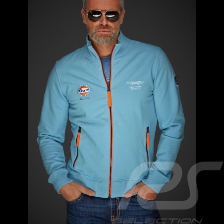Gulf fleece jacket zipper Collectors Edition Gulf blue - men