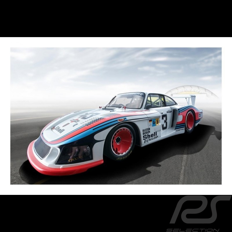 Poster Plakat Porsche 935 "Moby dick" Martini Racing Le Mans 1978 29.7cm x 42cm