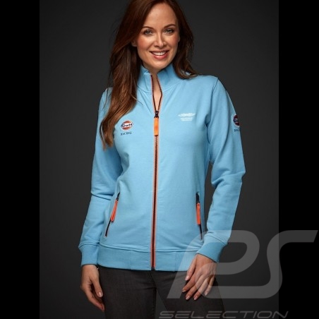 Gulf fleece jacket zipper Collectors Edition Gulf blue - women