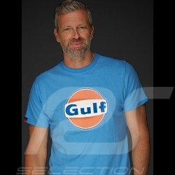 T-Shirt Gulf bleu cobalt blue colbaltblau homme men Herren