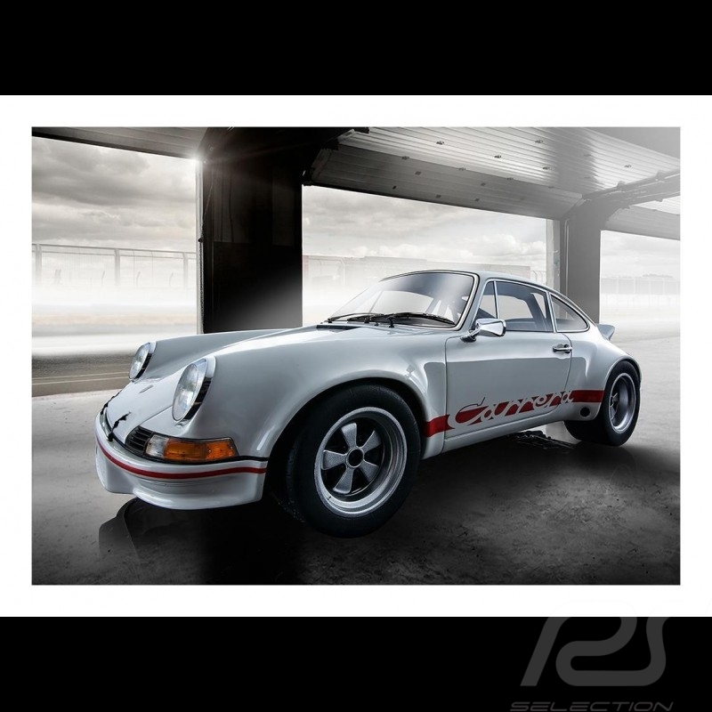 Porsche 911 Carrera Rs 2 8 Weiss Rot Plakat 29 7cm X 42cm Selection Rs