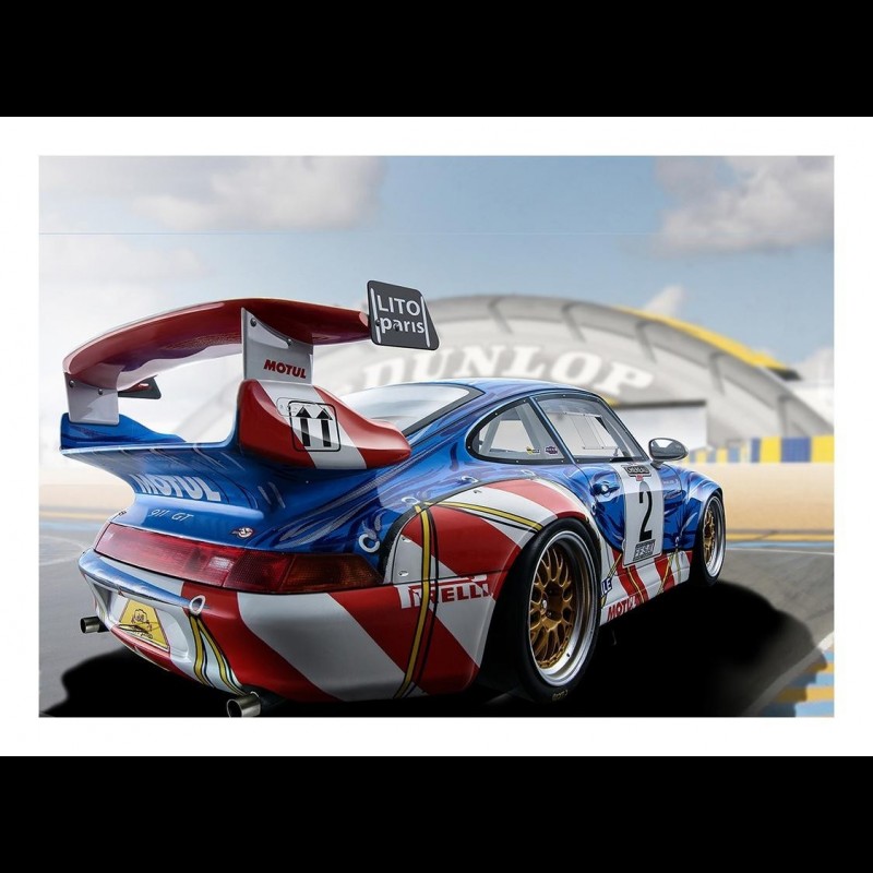 MINIATURE ONYX PORSCHE 911 GT2 24H ZOLDER 1997 Edition limitée 2000