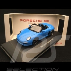 Porsche 911 type 997 phase II Speedster 2010 blue 1/43 Atlas 7114011