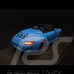 Porsche 911 typ 997 phase II Speedster 2010 blau 1/43 Atlas 7114011