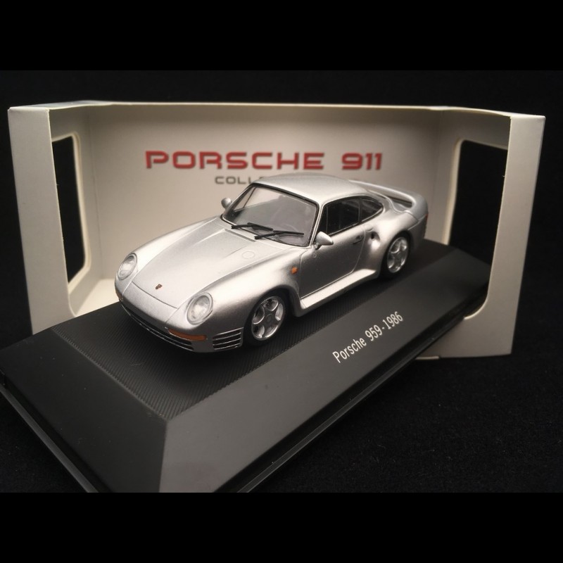 Miniature Porsche 959 1986 - NOREV Éditions Atlas - 1/43, Argenté, Moulée Sous Pression (Neuf)