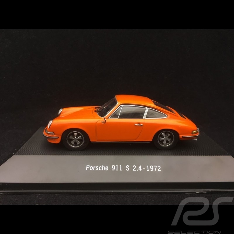 Porsche 911 S 2.4 1972 orange 1/43 Atlas 7114010