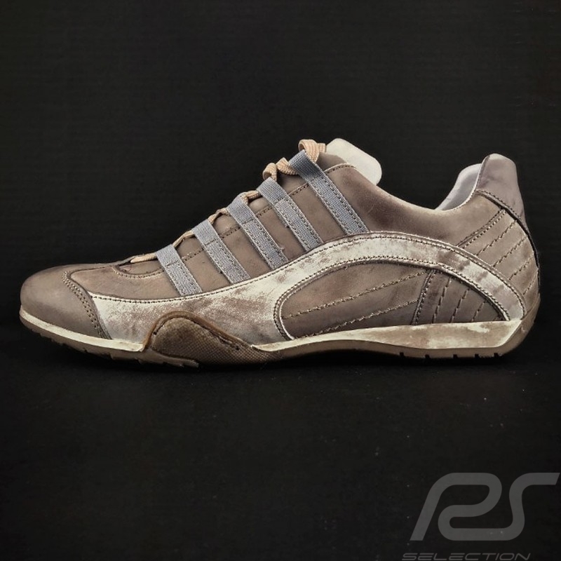 Chaussure Sport sneaker / basket Style pilote Beige Shoes Schuhe homme